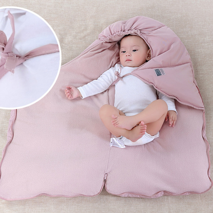 Chancelière Hiver Bébé à Capuche pour Poussette – Sac de Couchage Chaud
