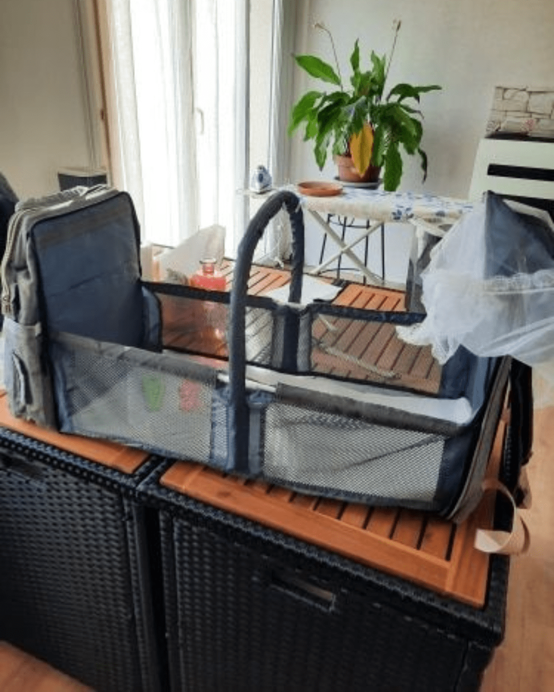 Sac à dos à langer tout-en-un – Sac de voyage pour bébé avec table à langer et organiseur