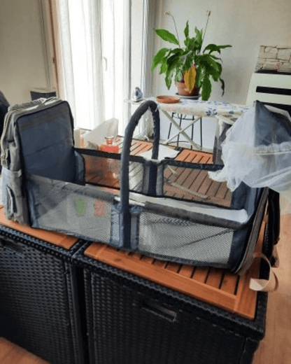 Sac à dos à langer tout-en-un – Sac de voyage pour bébé avec table à langer et organiseur