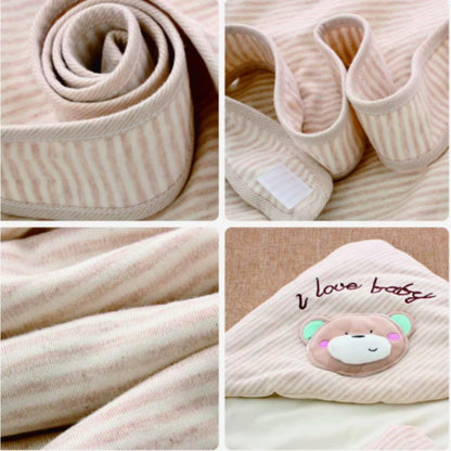 Couverture d’Emmaillotage à Capuche pour Bébé – Nid d’Ange Doux pour Nouveau-Né