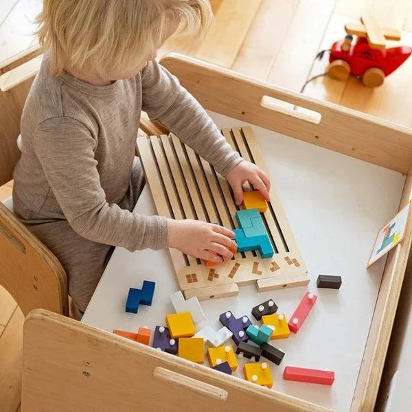 Tetris Montessori en bois