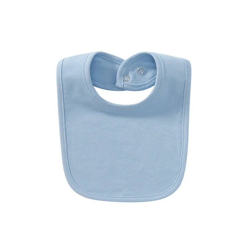 Lot de Bavoirs Bébé en Coton Doux Absorbants à Pressions