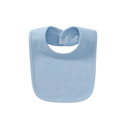 Lot de Bavoirs Bébé en Coton Doux Absorbants à Pressions