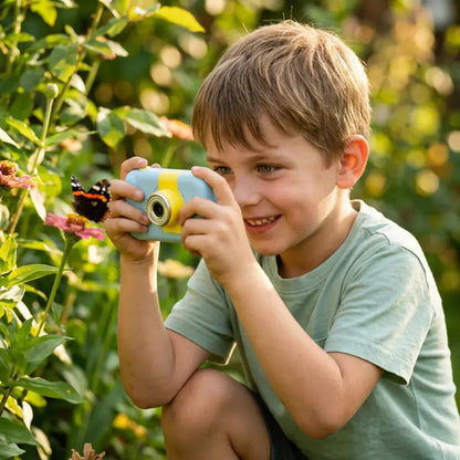 Appareil Photo Numérique Enfant – Objectif Rotatif 180° et Filtres Créatifs