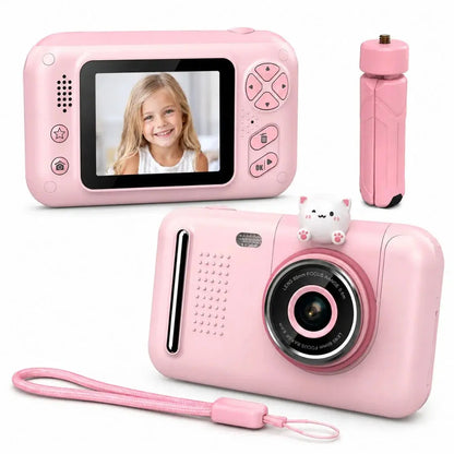 Appareil Photo Numérique Enfant – Objectif Rotatif 180° et Filtres Créatifs