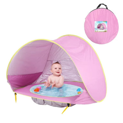 Tente de Plage Pop-Up pour Bébé et Enfant – Protection UV UPF 50+ Pliable