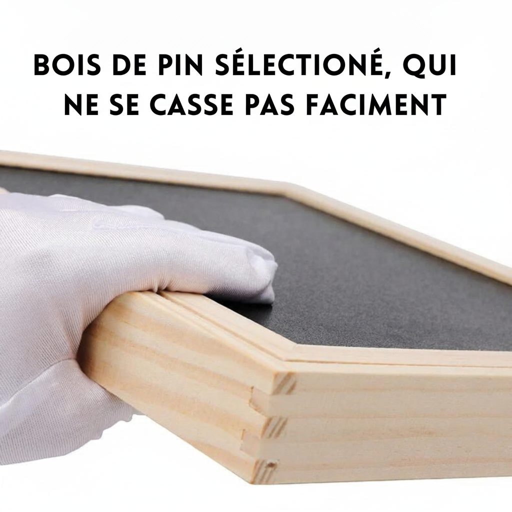 Tableau de dessin Montessori 2-en-1 pour enfants – Tableau de dessin magnétique et jouet éducatif