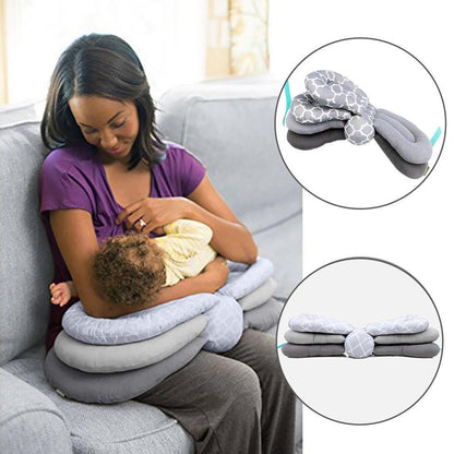 Coussin d’allaitement réglable à plusieurs épaisseurs, 58 cm