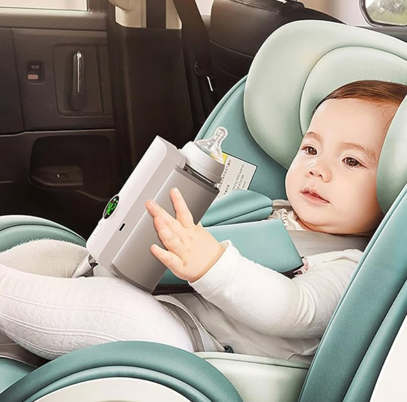 Chauffe-Biberon Portable Rechargeable – Réglage de Température Ajustable pour Bébé
