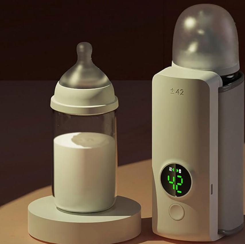Chauffe-Biberon Portable Rechargeable – Réglage de Température Ajustable pour Bébé