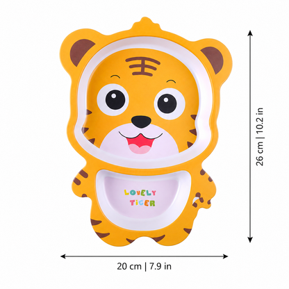 Coffret repas enfant au motif tigre
