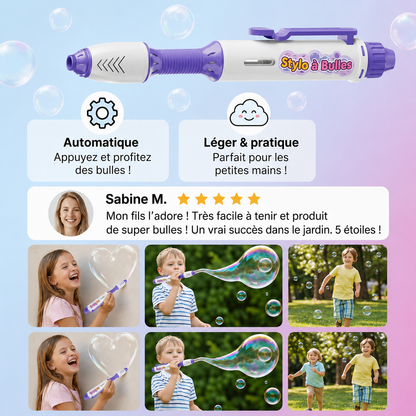Baguette Magique à Bulles Automatique – Idéale pour les Enfants