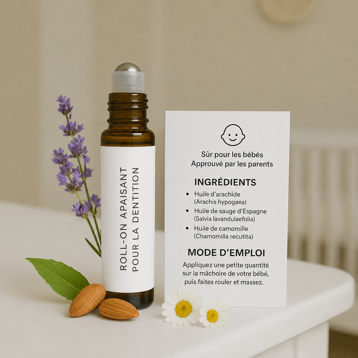 Roller Apaisant en Roll-On pour Bébé – Application Douce et Ciblée