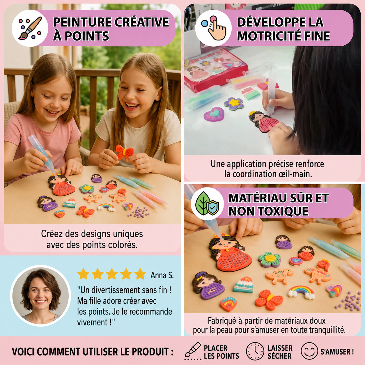 Kit de Perles à Repasser DIY pour Enfants – Loisir Créatif et Motricité Fine