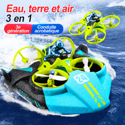 Drone Jouet 3-en-1 pour Enfants – Mini Drone RC avec Télécommande