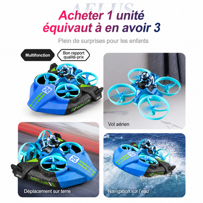 Drone Jouet 3-en-1 pour Enfants – Mini Drone RC avec Télécommande