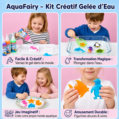 Kit Créatif Gelée d'Eau AquaFairy – Activité DIY Sensorielle pour Enfants | Sûr & Non Toxique