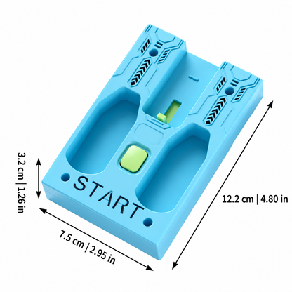 Circuit de voitures à gravité à construire avec lanceur