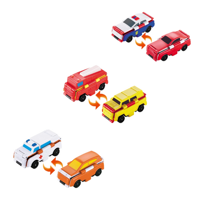 Voitures Réversibles à Rotation 360° pour Enfants – Set Créatif