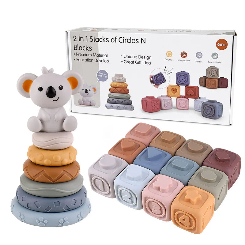 Anneaux de Dentition en Silicone pour Bébé – Sûrs et Sans BPA