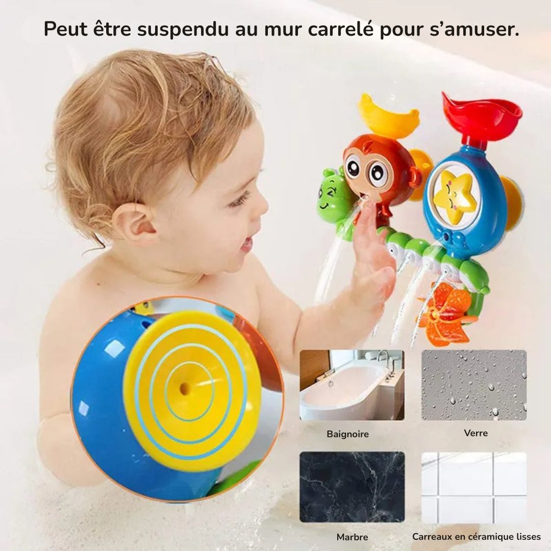 Jouets de Bain Animaux pour Enfants – Amusement Aquatique Ludique