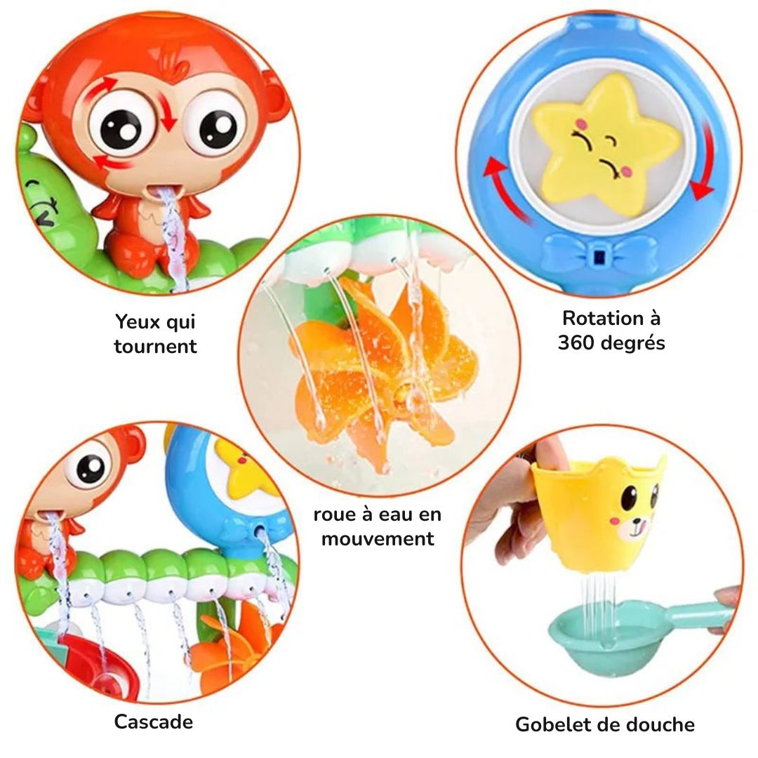 Jouets de Bain Animaux pour Enfants – Amusement Aquatique Ludique