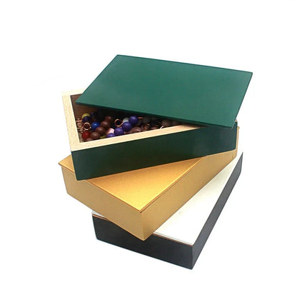 Jeu du serpent de l’addition Montessori avec perles et plateau