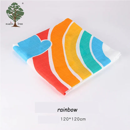 Couverture Bébé avec Lange en Mousseline – Set d’Emmaillotage Doux pour Nouveau-Né