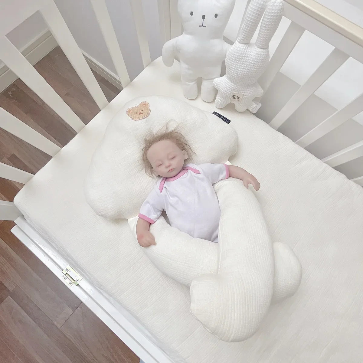 Coussin de Positionnement Bébé Ergonomique avec Appui-Tête