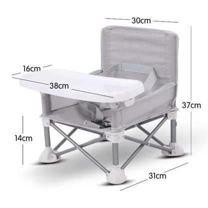 Chaise de Camping Pliante pour Enfants – Tablette Intégrée et Harnais de Sécurité