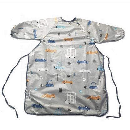 Bavoir Bébé à Manches Longues Imperméable pour Repas