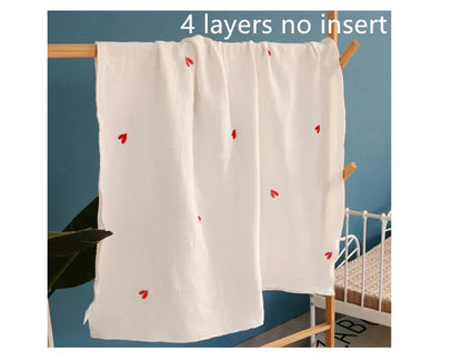 Cape de Bain en Mousseline pour Bébé – Ultra-Douce, Respirante | 5 Motifs | 2 Tailles