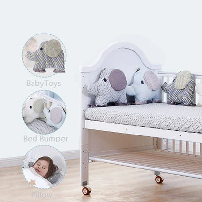 Tour de Lit pour Bébé – Coussin de Protection Doux pour Lit à Barreaux