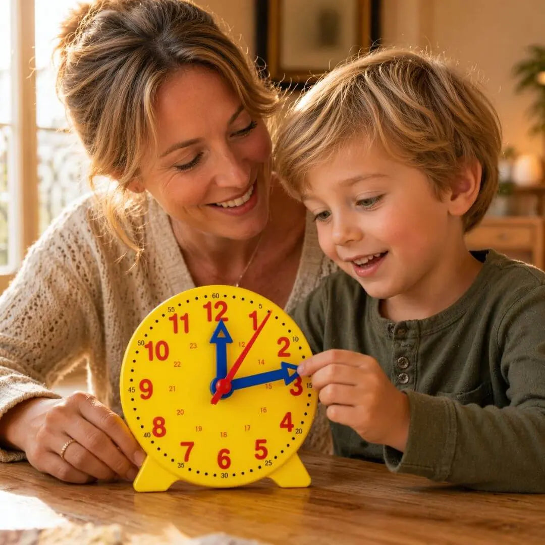 Horloge Montessori Interactive – Double Affichage pour Apprendre l'Heure