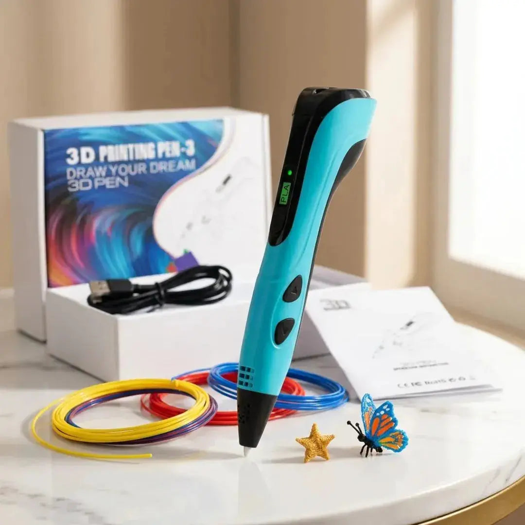 Stylo d'Impression 3D – Kit Créatif Haute Précision dès 10 Ans