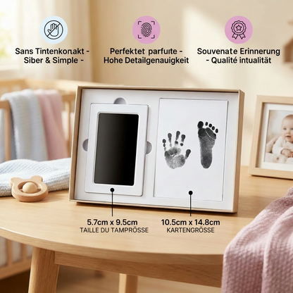 Kit DIY Empreinte Main et Pied pour Bébé et Tout-Petit