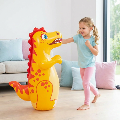 Sac de Frappe Gonflable Enfant – Base à Eau, Motif Animal | Dragon, Dino, Dauphin | Dès 3 ans