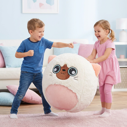 Animal Sauteur Gonflable en Peluche – Capybara, Chat & Requin – Saute, Joue, Câline