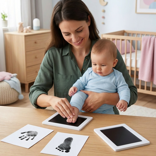 Kit DIY Empreinte Main et Pied pour Bébé et Tout-Petit