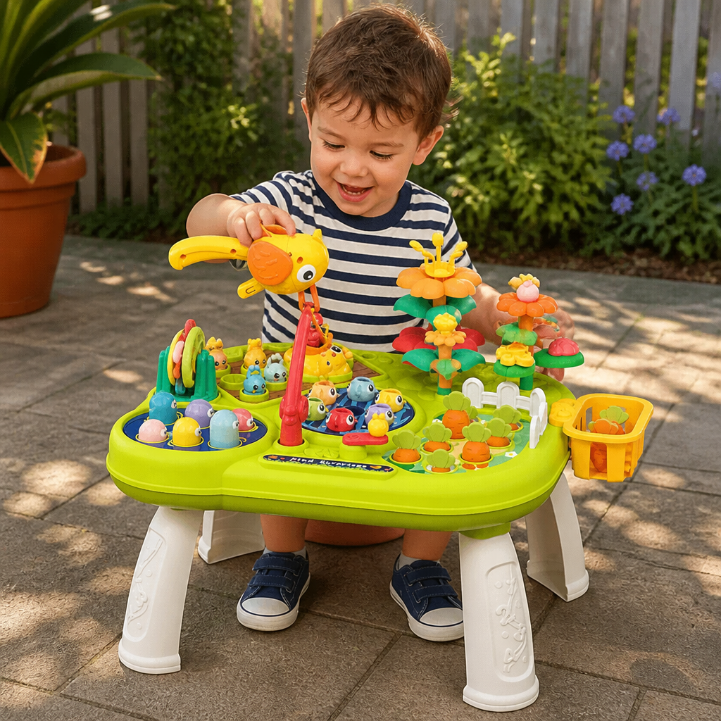 Table d'Activités Multifonctionnelle pour Enfants – Exploration et Développement Sensoriel