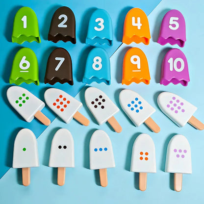 Jeu de Glaces à Compter pour Enfants – Apprentissage des Chiffres dès 3 ans