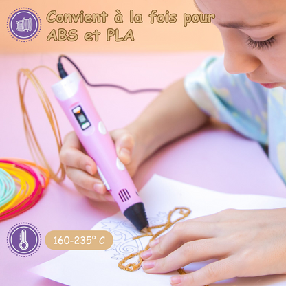 Stylo 3D pour Enfant – Créez Facilement des Œuvres en Relief