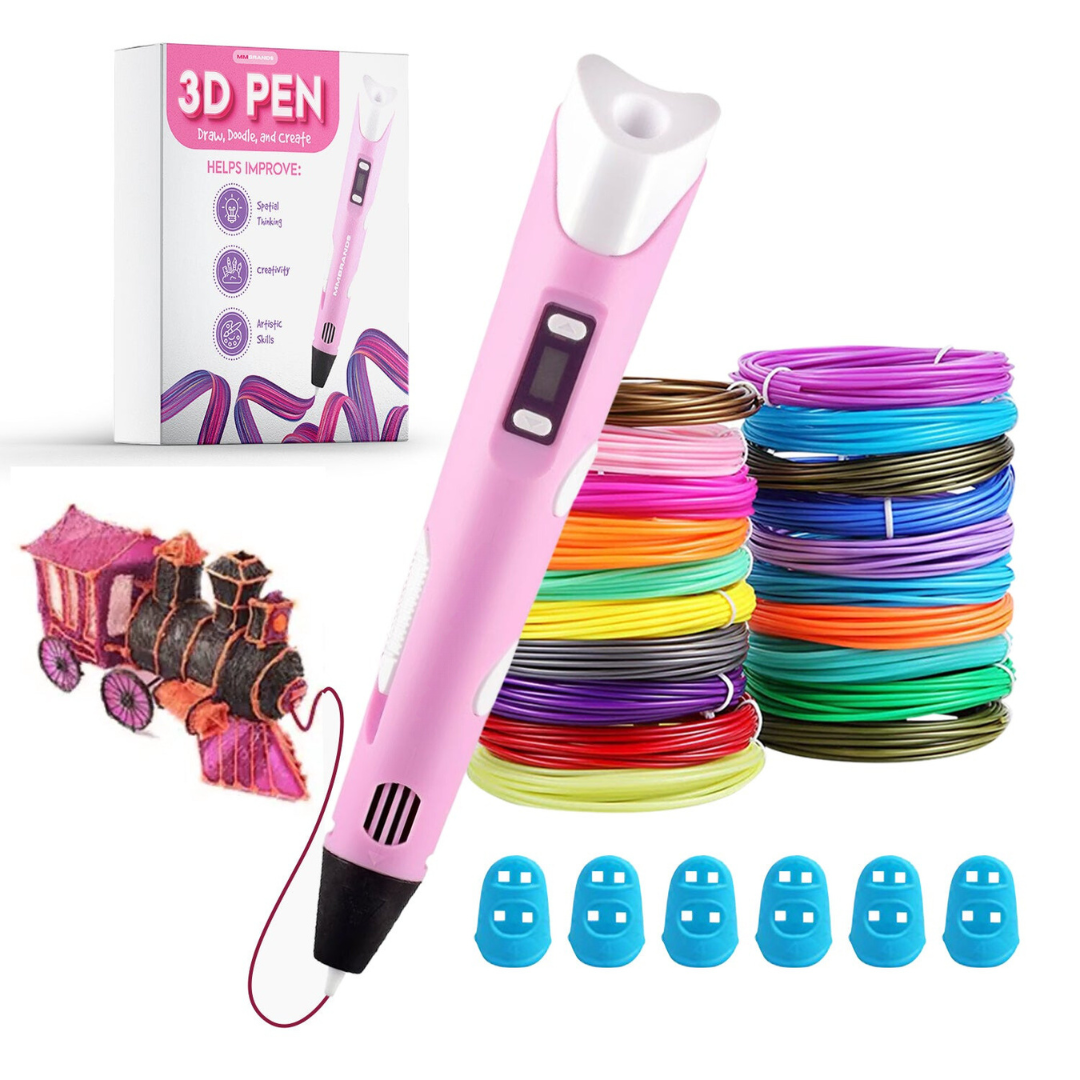Stylo 3D pour Enfants – Kit de Démarrage Complet, 100 m de Filament