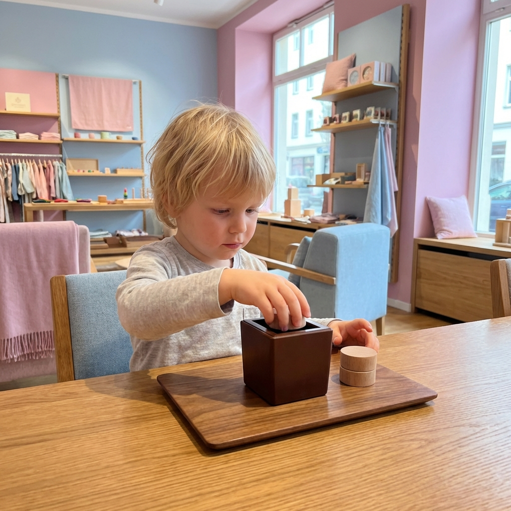 Puzzle Logique 3D en Bois & Jeu de Formes – Jeu Éducatif pour Enfants