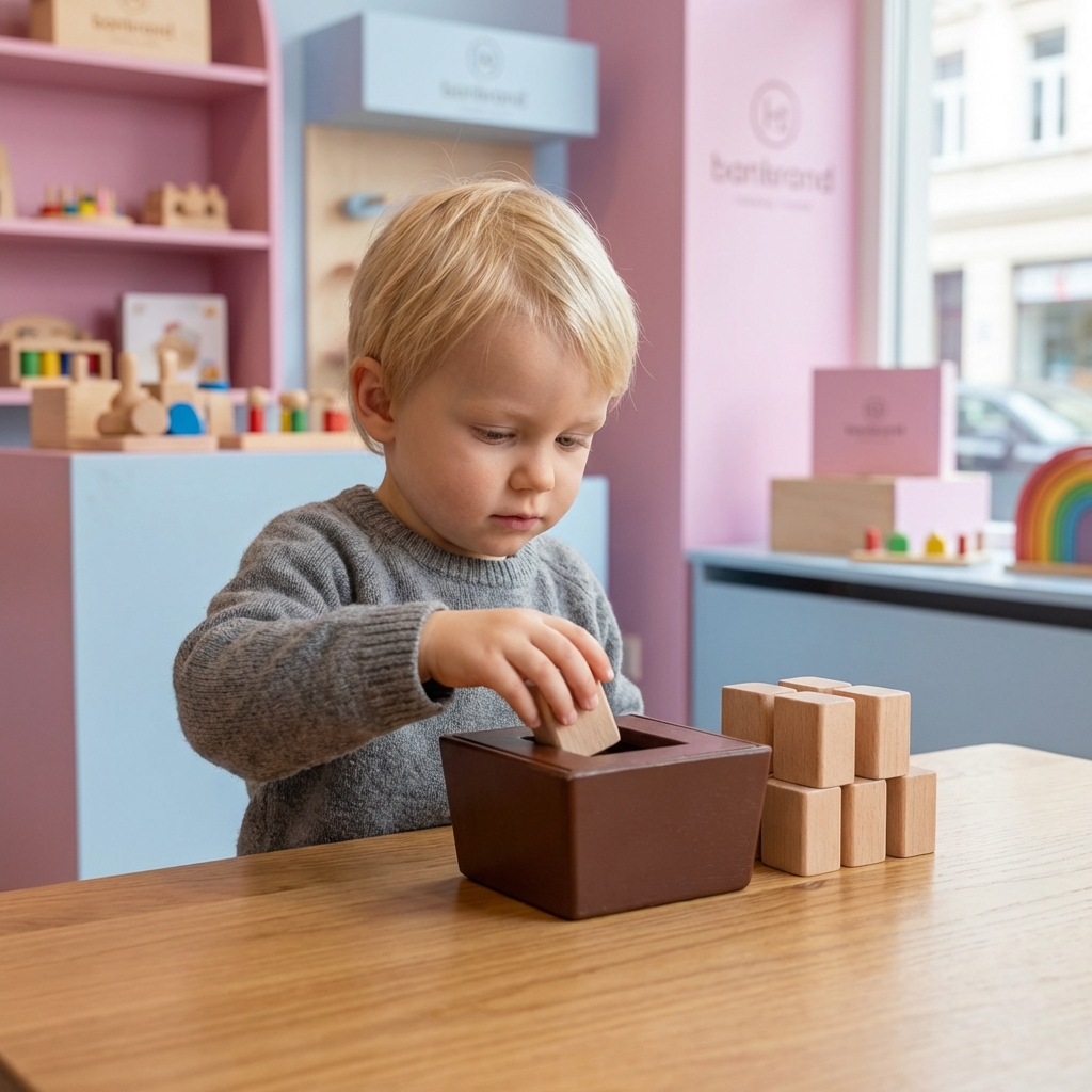 Puzzle Logique 3D en Bois & Jeu de Formes – Jeu Éducatif pour Enfants