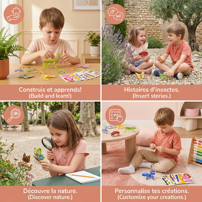 Puzzle 3D Cartoon pour Enfants – Éveil Créatif et Pensée Spatiale