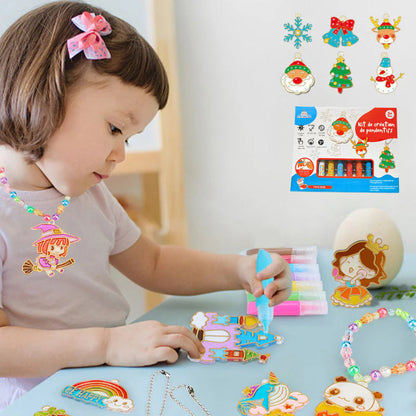 Kit de Bijoux à Créer pour Enfants – Perles et Breloques à Assembler