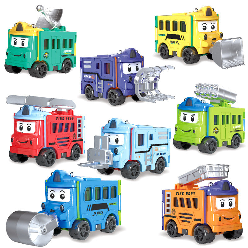 Voitures Transformables 2-en-1 – Jouet Véhicule Évolutif pour Enfants