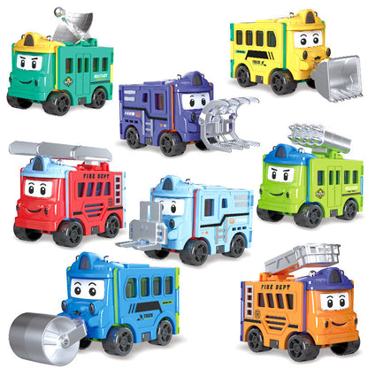 Voitures Transformables 2-en-1 – Jouet Véhicule Évolutif pour Enfants