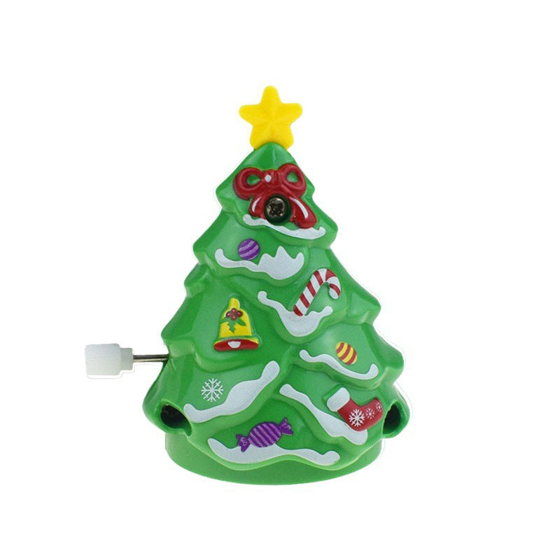 Figurine de Noël à Remonter – Père Noël, Bonhomme de Neige & Renne qui Dansent